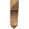 Ekena Millwork Thorton Arts & Crafts Rough Sawn Bracket, Western Red Cedar, 6"W x 22"D x 22"H BKT06X22X22THR03RWR - alternate 3